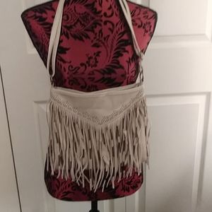 Fringed handbag